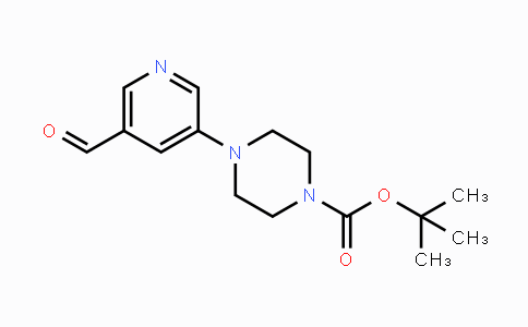 CAS No. 1779133-97-9, tert-Butyl 4-(5-formylpyridin-3-yl)piperazine-1-carboxylate