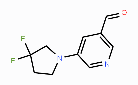 CAS No. 1779131-89-3, 5-(3,3-Difluoropyrrolidin-1-yl)nicotinaldehyde