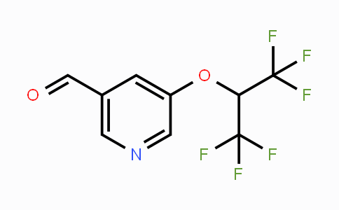 CAS No. 1707391-54-5, 5-(1,1,1,3,3,3-Hexafluoropropan-2-yloxy)nicotinaldehyde