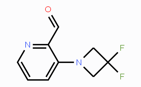 CAS No. 1774895-80-5, 3-(3,3-Difluoroazetidin-1-yl)picolinaldehyde