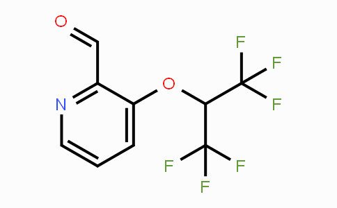 CAS No. 1707391-77-2, 3-(1,1,1,3,3,3-Hexafluoropropan-2-yloxy)picolinaldehyde