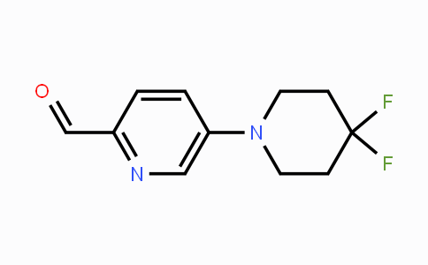 CAS No. 1707365-72-7, 5-(4,4-Difluoropiperidin-1-yl)picolinaldehyde