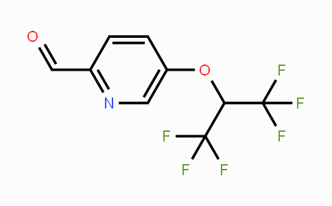CAS No. 1779132-05-6, 5-(1,1,1,3,3,3-Hexafluoropropan-2-yloxy)picolinaldehyde