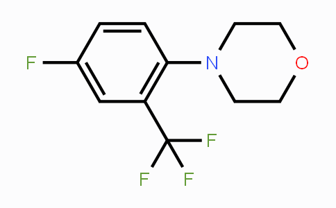 CAS No. 1707392-04-8, 4-(4-Fluoro-2-(trifluoromethyl)phenyl)morpholine