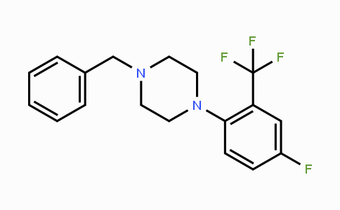 CAS No. 1779121-92-4, 1-Benzyl-4-(4-fluoro-2-(trifluoromethyl)-phenyl)piperazine