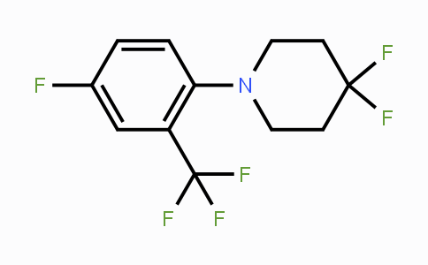 CAS No. 1707367-50-7, 4,4-Difluoro-1-(4-fluoro-2-(trifluoromethyl)-phenyl)piperidine