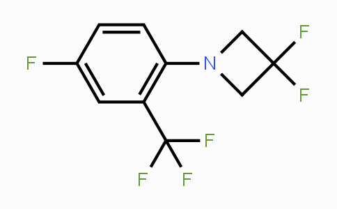 CAS No. 1779122-29-0, 3,3-Difluoro-1-(4-fluoro-2-(trifluoromethyl)-phenyl)azetidine