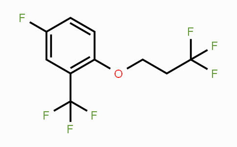 CAS No. 1779122-36-9, 1-Fluoro-3-(trifluoromethyl)-4-(3,3,3-trifluoropropoxy)benzene