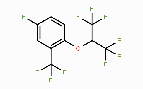 CAS No. 1774895-96-3, 1-Fluoro-4-(1,1,1,3,3,3-hexafluoropropan-2-yloxy)-3-(trifluoromethyl)benzene