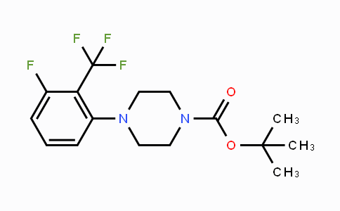 CAS No. 946399-79-7, tert-Butyl 4-(3-fluoro-2-(trifluoromethyl)-phenyl)piperazine-1-carboxylate