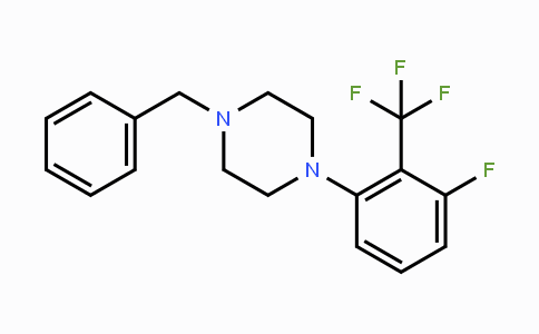 CAS No. 1707581-18-7, 1-Benzyl-4-(3-fluoro-2-(trifluoromethyl)-phenyl)piperazine
