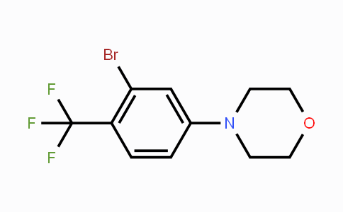 CAS No. 1774897-52-7, 4-(3-Bromo-4-(trifluoromethyl)phenyl)morpholine