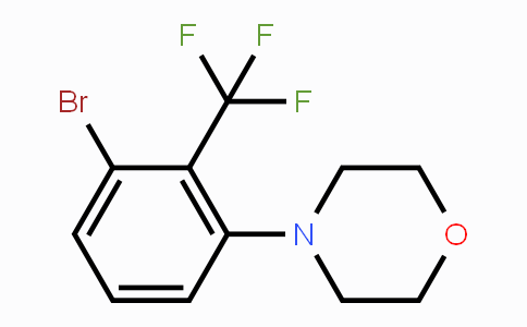 CAS No. 1779127-84-2, 4-(3-Bromo-2-(trifluoromethyl)phenyl)morpholine