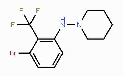 CAS No. 1713163-63-3, N-(3-Bromo-2-(trifluoromethyl)-phenyl)piperidin-1-amine