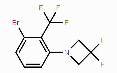 CAS No. 1779122-74-5, 1-(3-Bromo-2-(trifluoromethyl)-phenyl)-3,3-difluoroazetidine