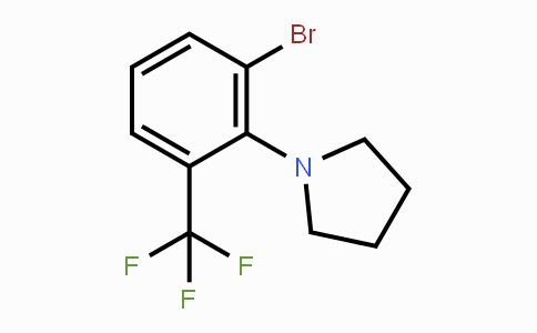 CAS No. 1707605-10-4, 1-(2-Bromo-6-(trifluoromethyl)phenyl)pyrrolidine