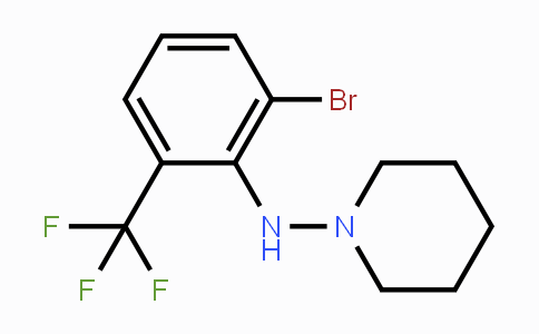 CAS No. 1713162-73-2, N-(2-Bromo-6-(trifluoromethyl)-phenyl)piperidin-1-amine
