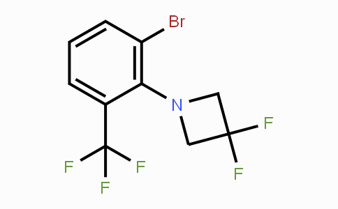 CAS No. 1707358-13-1, 1-(2-Bromo-6-(trifluoromethyl)-phenyl)-3,3-difluoroazetidine