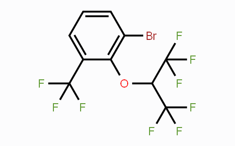 CAS No. 1779122-91-6, 1-Bromo-2-(1,1,1,3,3,3-hexafluoropropan-2-yloxy)-3-(trifluoromethyl)benzene