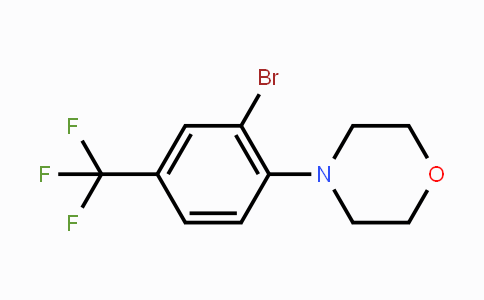 CAS No. 892502-13-5, 4-(2-Bromo-4-(trifluoromethyl)phenyl)morpholine