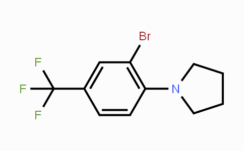 CAS No. 1704068-99-4, 1-(2-Bromo-4-(trifluoromethyl)phenyl)pyrrolidine