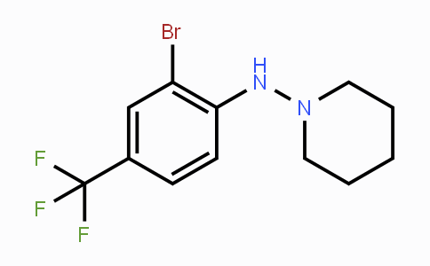CAS No. 1551146-16-7, N-(2-Bromo-4-(trifluoromethyl)-phenyl)piperidin-1-amine