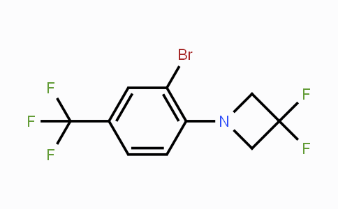 CAS No. 1779122-97-2, 1-(2-Bromo-4-(trifluoromethyl)-phenyl)-3,3-difluoroazetidine