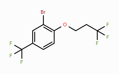 CAS No. 1779135-26-0, 2-Bromo-4-(trifluoromethyl)-1-(3,3,3-trifluoropropoxy)benzene