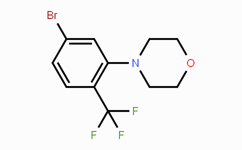 CAS No. 1713160-31-6, 4-(5-Bromo-2-(trifluoromethyl)phenyl)morpholine