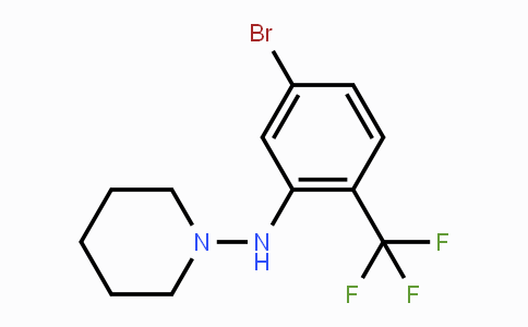 CAS No. 1707581-21-2, N-(5-Bromo-2-(trifluoromethyl)-phenyl)piperidin-1-amine