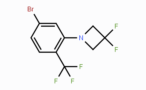 CAS No. 1779127-87-5, 1-(5-Bromo-2-(trifluoromethyl)-phenyl)-3,3-difluoroazetidine