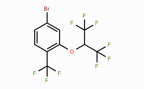 CAS No. 1713162-75-4, 4-Bromo-2-(1,1,1,3,3,3-hexafluoropropan-2-yloxy)-1-(trifluoromethyl)benzene