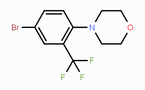 CAS No. 1373522-70-3, 4-(4-Bromo-2-(trifluoromethyl)phenyl)morpholine