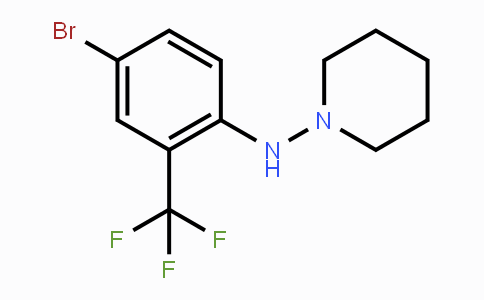CAS No. 1548755-13-0, N-(4-Bromo-2-(trifluoromethyl)-phenyl)piperidin-1-amine