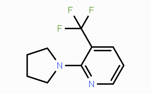 CAS No. 1355247-70-9, 2-(Pyrrolidin-1-yl)-3-(trifluoromethyl)pyridine