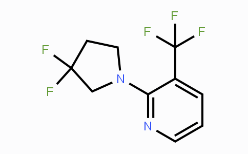 CAS No. 1707358-15-3, 2-(3,3-Difluoropyrrolidin-1-yl)-3-(trifluoromethyl)pyridine
