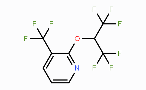 CAS No. 1713160-34-9, 2-(1,1,1,3,3,3-Hexafluoropropan-2-yloxy)-3-(trifluoromethyl)pyridine