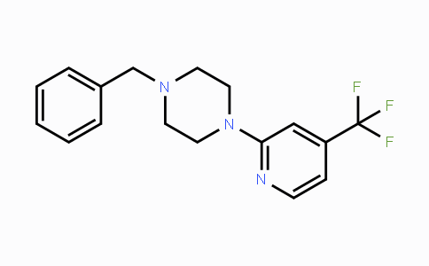 CAS No. 1779123-48-6, 1-Benzyl-4-(4-(trifluoromethyl)-pyridin-2-yl)piperazine