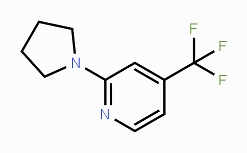 CAS No. 753454-54-5, 2-(Pyrrolidin-1-yl)-4-(trifluoromethyl)pyridine
