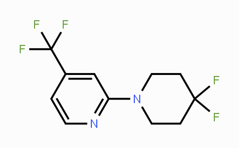 CAS No. 1707581-22-3, 2-(4,4-Difluoropiperidin-1-yl)-4-(trifluoromethyl)pyridine