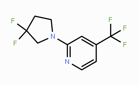 CAS No. 1779127-94-4, 2-(3,3-Difluoropyrrolidin-1-yl)-4-(trifluoromethyl)pyridine