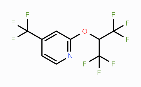 CAS No. 1779136-19-4, 2-(1,1,1,3,3,3-Hexafluoropropan-2-yloxy)-4-(trifluoromethyl)pyridine