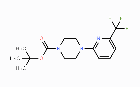 CAS No. 1542213-43-3, tert-Butyl 4-(6-(trifluoromethyl)pyridin-2-yl)piperazine-1-carboxylate
