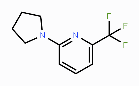 CAS No. 1346534-56-2, 2-(Pyrrolidin-1-yl)-6-(trifluoromethyl)pyridine