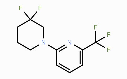 CAS No. 1774896-00-2, 2-(3,3-Difluoropiperidin-1-yl)-6-(trifluoromethyl)pyridine