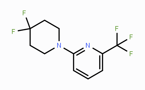 CAS No. 1707605-15-9, 2-(4,4-Difluoropiperidin-1-yl)-6-(trifluoromethyl)pyridine