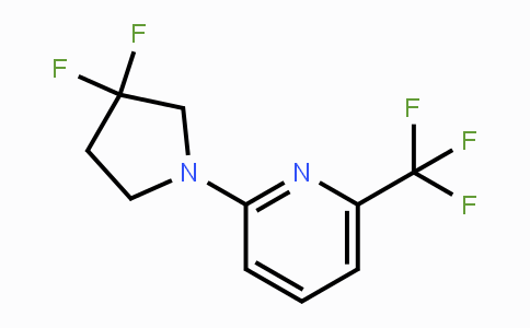 CAS No. 1713162-82-3, 2-(3,3-Difluoropyrrolidin-1-yl)-6-(trifluoromethyl)pyridine