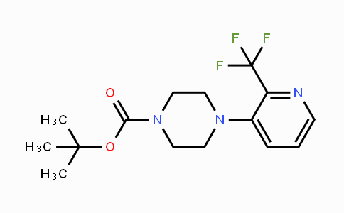 CAS No. 1779124-39-8, tert-Butyl 4-(2-(trifluoromethyl)pyridin-3-yl)piperazine-1-carboxylate
