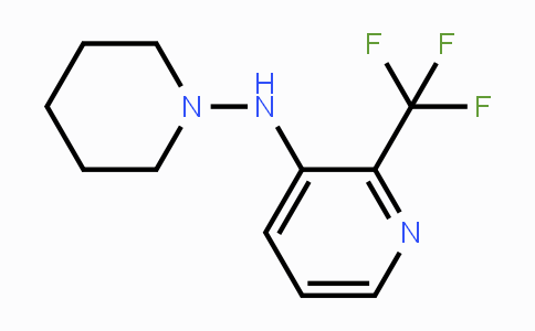 CAS No. 1779124-06-9, N-(Piperidin-1-yl)-2-(trifluoromethyl)-pyridin-3-amine