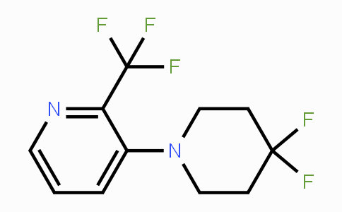 CAS No. 1707605-16-0, 3-(4,4-Difluoropiperidin-1-yl)-2-(trifluoromethyl)pyridine